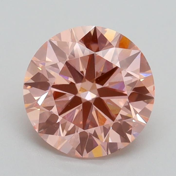 1.41 Ct. Fancy Intense Pink Round Lab Grown Diamond