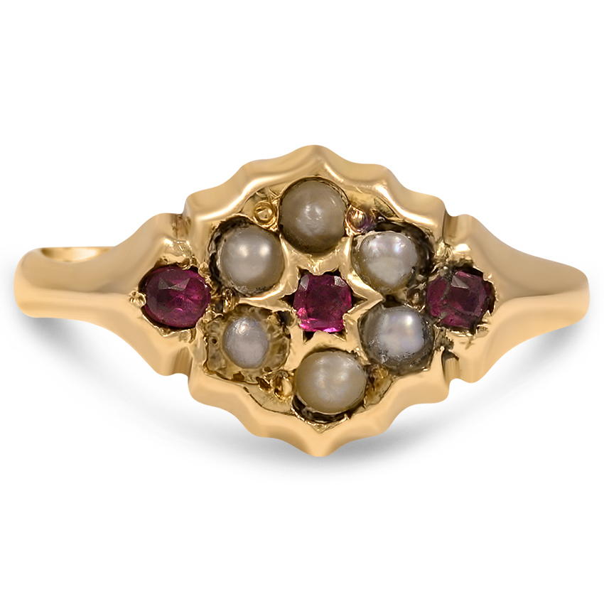 Victorian Garnet Vintage Ring