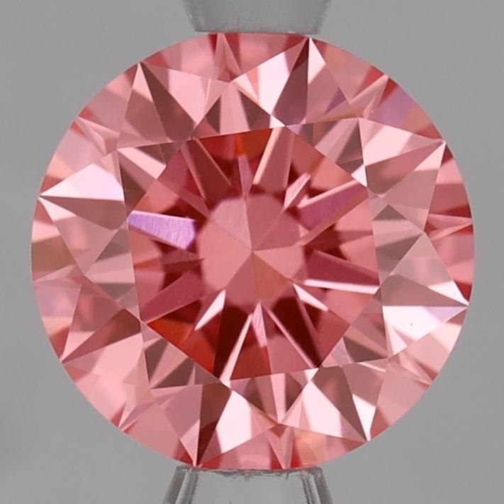 1.05 Ct. Fancy Vivid Pink Round Lab Grown Diamond