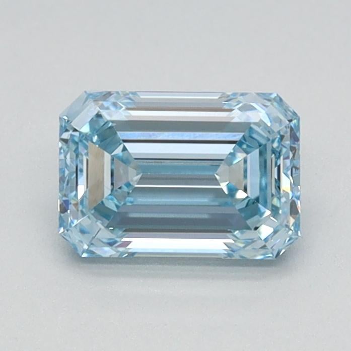0.7 Ct. Fancy Intense Blue Emerald Lab Grown Diamond