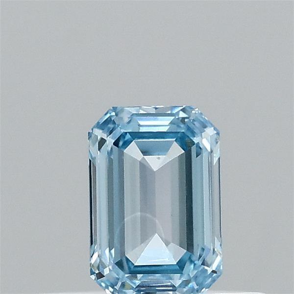 0.32 Ct. Fancy Intense Blue Emerald Lab Grown Diamond