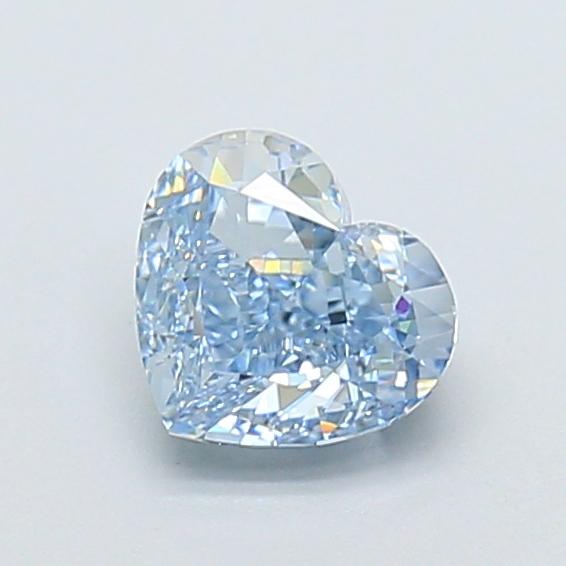 1.16 Ct. Fancy Vivid Blue Heart Lab Grown Diamond