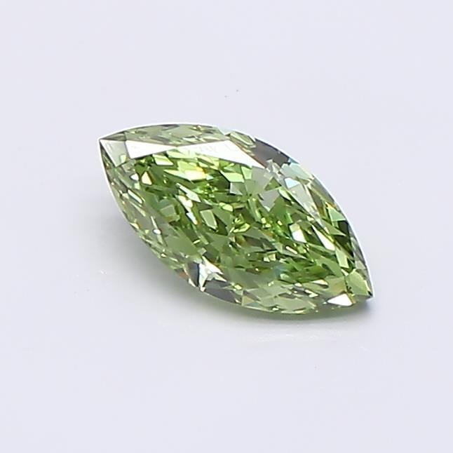 0.50 Ct. Fancy Vivid  Green Marquise Lab Grown Diamond