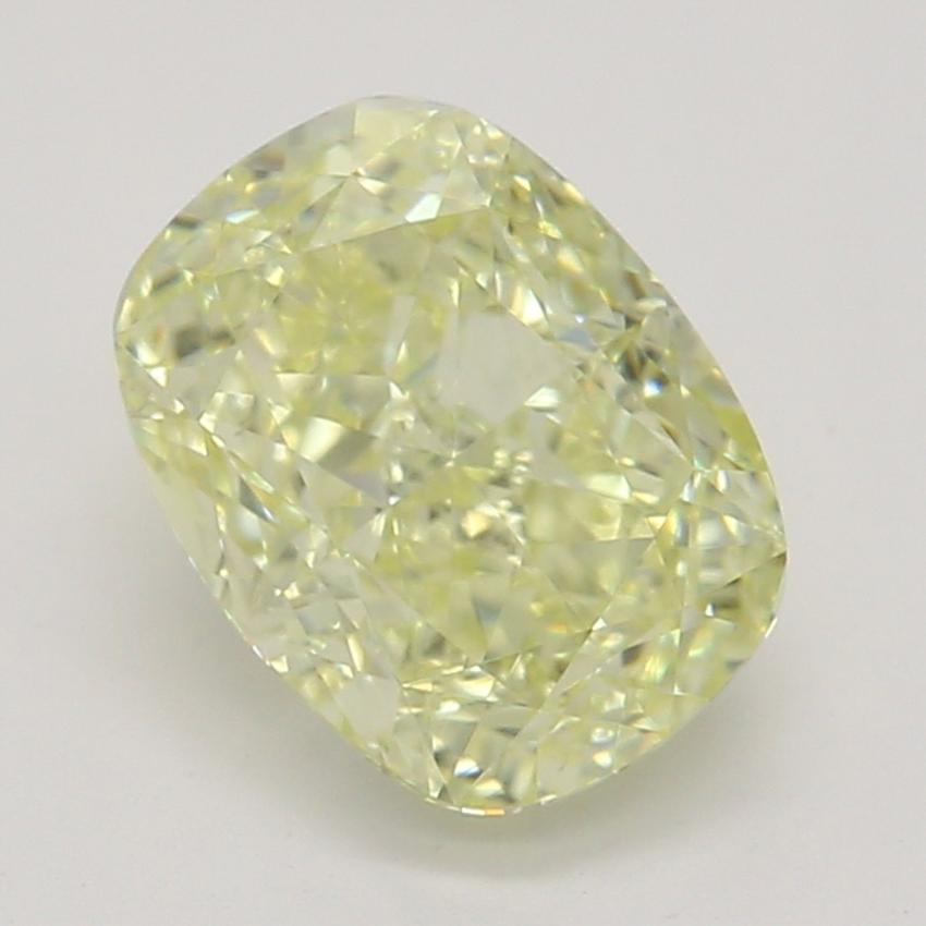 1.02 Ct. Fancy Light Yellow Cushion Diamond