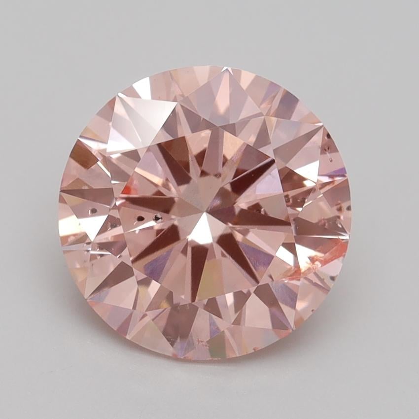 3.50 Ct. Fancy Intense Pink Round Lab Grown Diamond