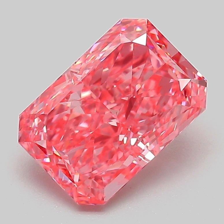 2.05 Ct. Fancy Vivid Pink Radiant Lab Grown Diamond