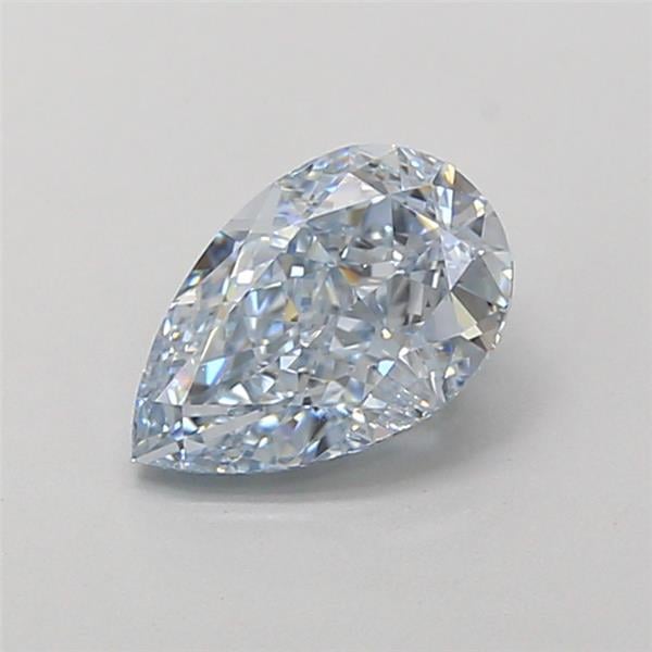1.28 Ct. Fancy Intense  Blue Pear Lab Grown Diamond