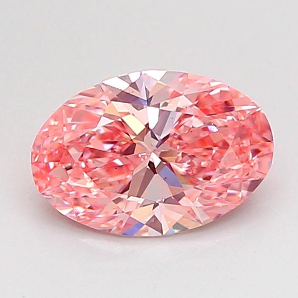 1.01 Ct. Fancy Vivid Pink Oval Lab Grown Diamond