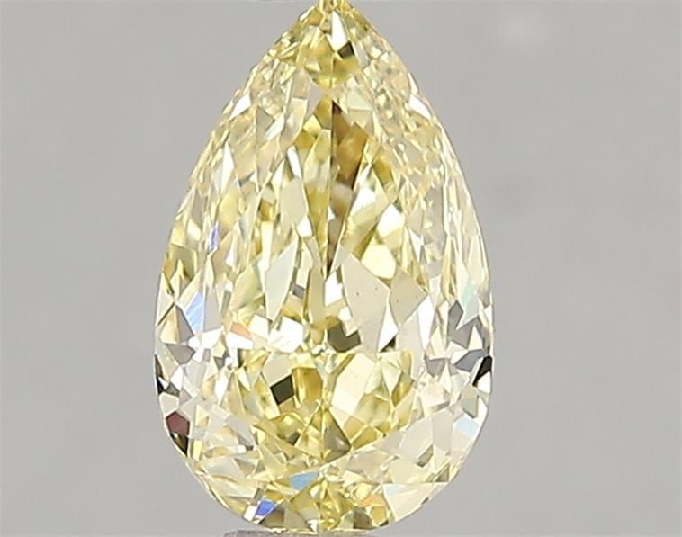 1.05 Ct. Fancy Intense Yellow Pear Lab Grown Diamond