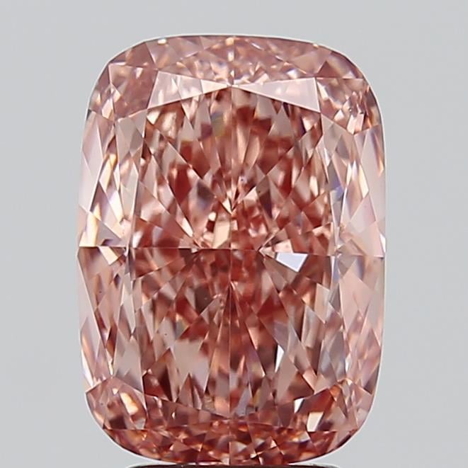 4.01 Ct. Fancy Brown Cushion Lab Grown Diamond