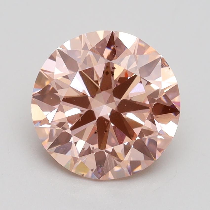 2.16 Ct. Fancy Intense Pink Round Lab Grown Diamond
