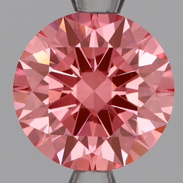 2.02 Ct. Fancy Vivid Pink Round Lab Grown Diamond