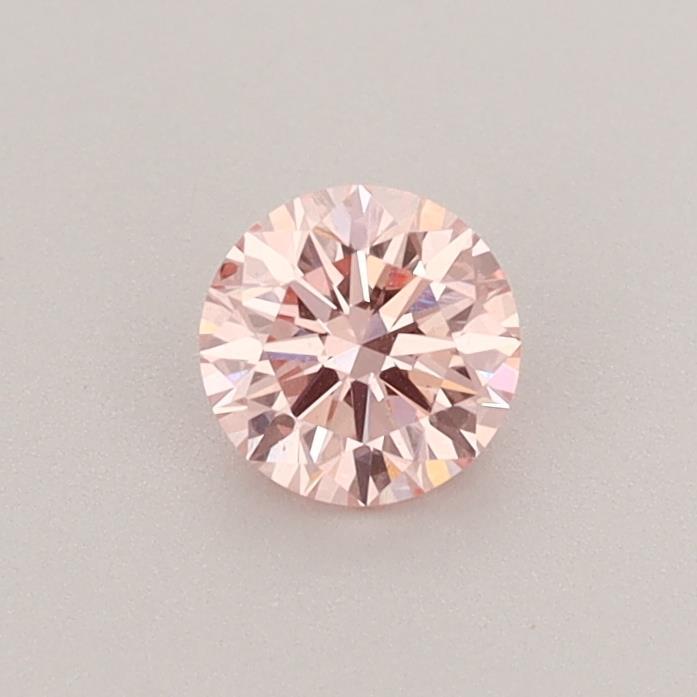 0.39 Ct. Fancy Intense Pink Round Lab Grown Diamond