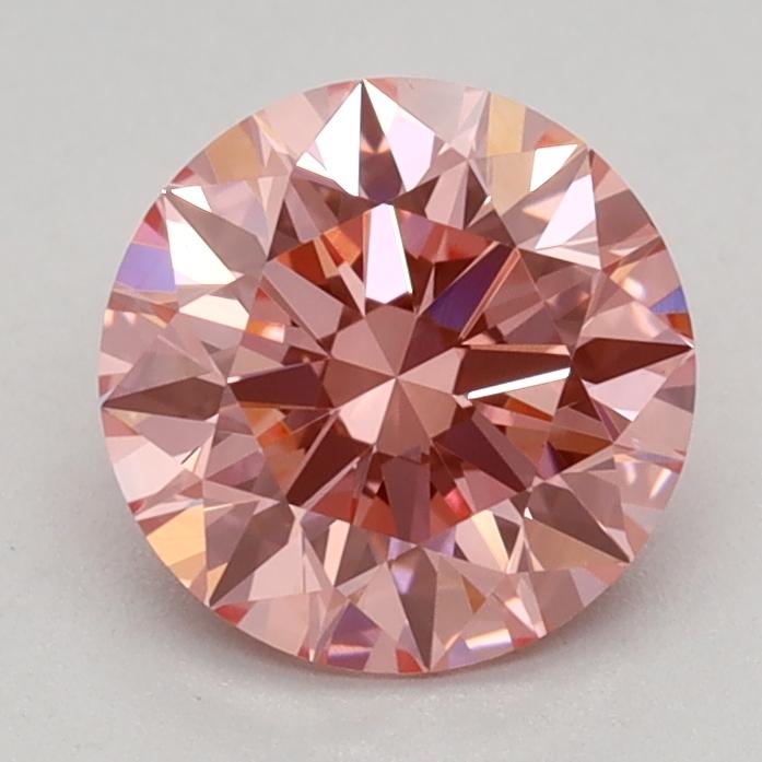 1.01 Ct. Fancy Vivid Pink Round Lab Grown Diamond