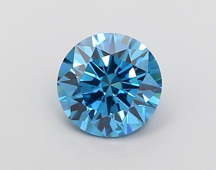 1.08 Ct. Fancy Vivid Blue Round Lab Grown Diamond