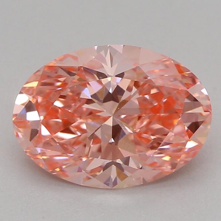 1.03 Ct. Fancy Vivid Pink Oval Lab Grown Diamond
