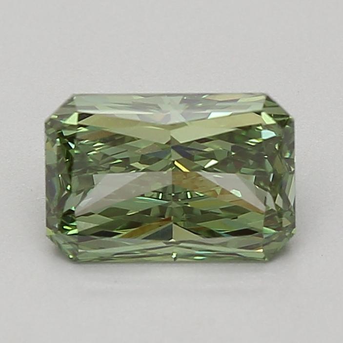 2.05 Ct. Fancy Vivid Green Radiant Lab Grown Diamond