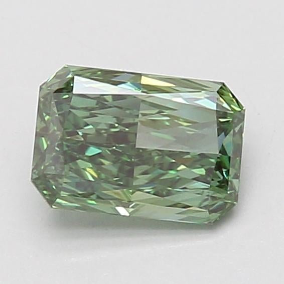 1.07 Ct. Fancy Vivid Green Radiant Lab Grown Diamond