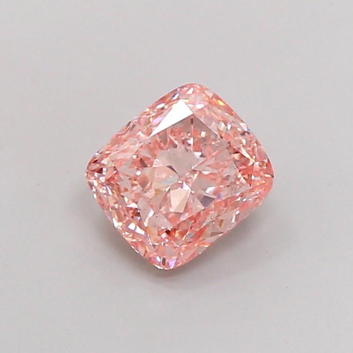 2.01 Ct. Fancy Intense Pink Cushion Lab Grown Diamond