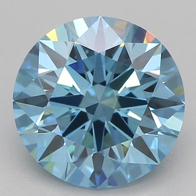 1.05 Ct. Fancy Vivid Blue Round Lab Grown Diamond