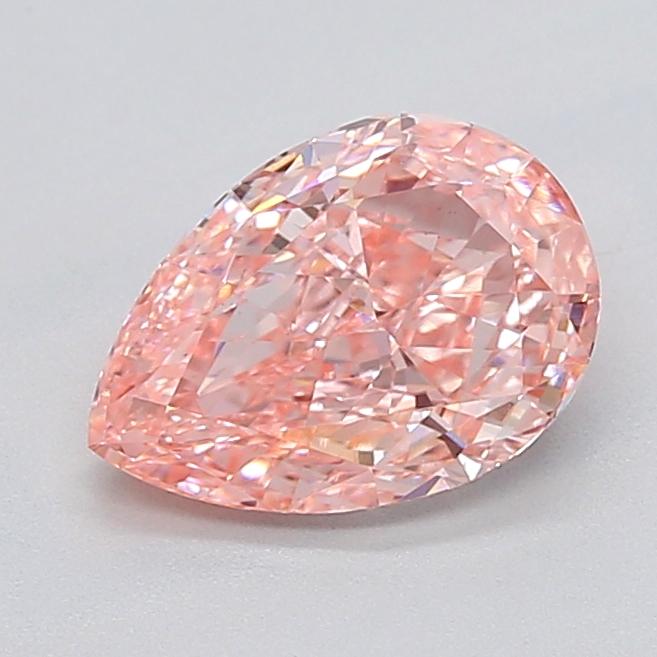 1.96 Ct. Fancy Vivid  Pink Pear Lab Grown Diamond