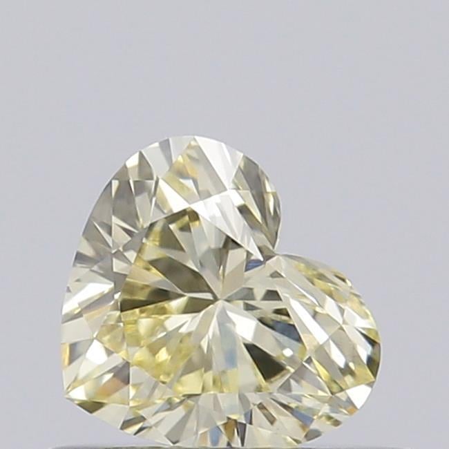 0.33 Ct. Light Yellow Heart Lab Grown Diamond