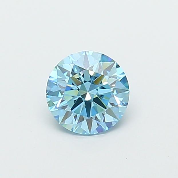 1.10 Ct. Fancy Vivid  Blue Round Lab Grown Diamond