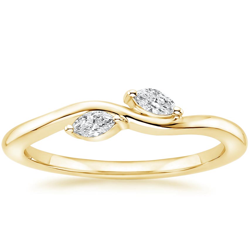 Rose gold diamond engagement ring with surprise diamond details