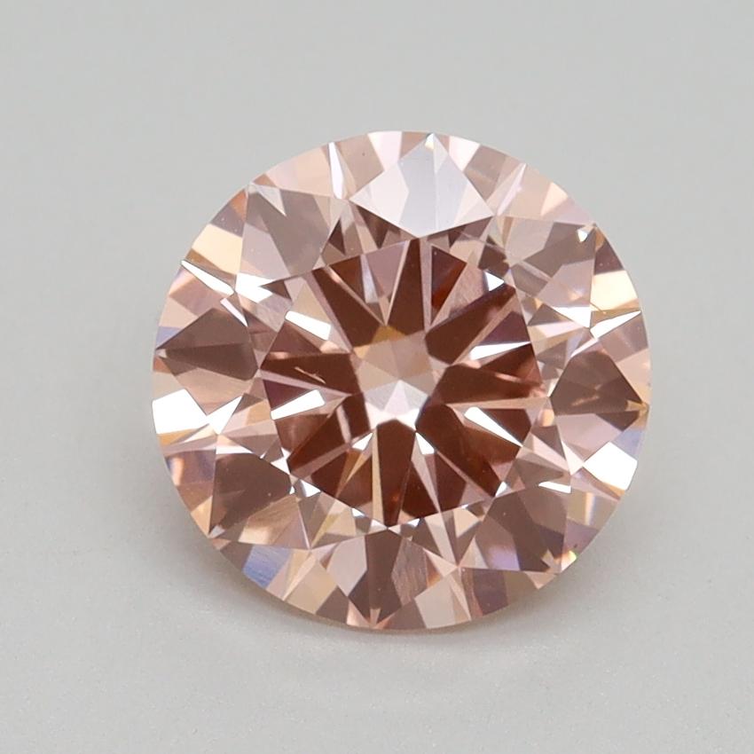 1.71 Ct. Fancy Intense Pink Round Lab Grown Diamond