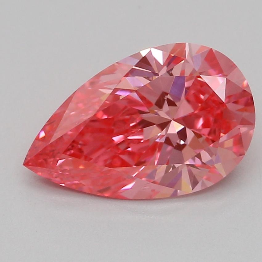 1.05 Ct. Fancy Vivid Pink Pear Lab Grown Diamond
