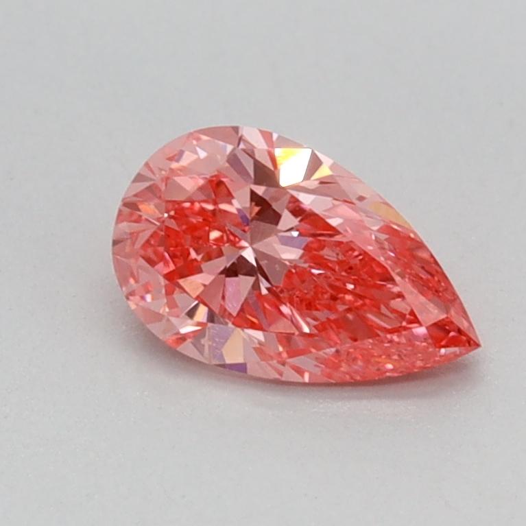 0.48 Ct. Fancy Vivid Pink Pear Lab Grown Diamond