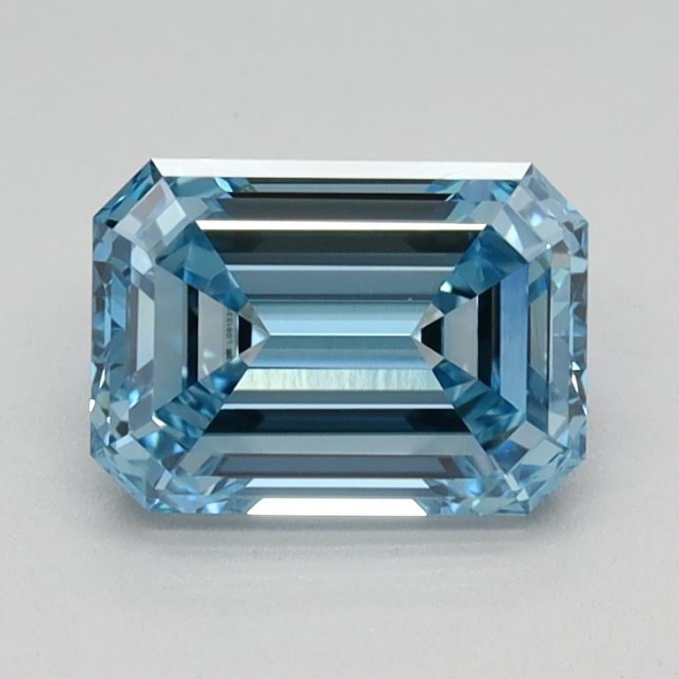 1.03 Ct. Fancy Intense Blue Emerald Lab Grown Diamond