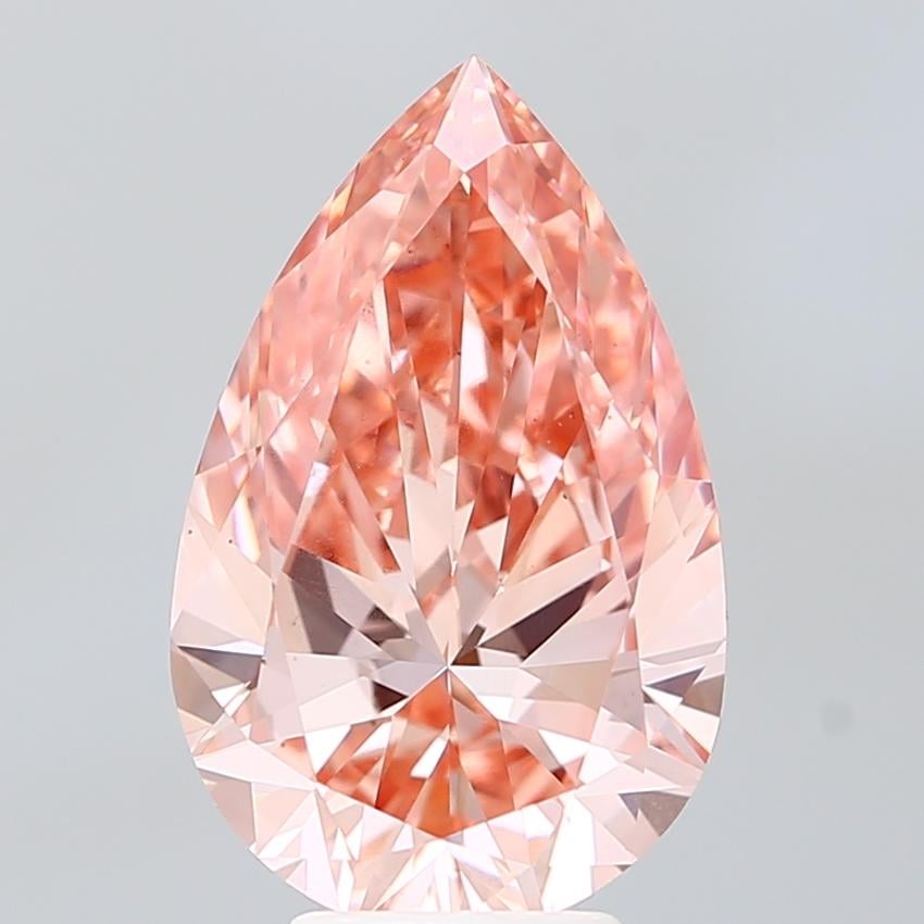 5.00 Ct. Fancy Vivid Pink Pear Lab Grown Diamond