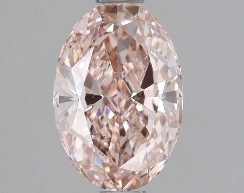 1.30 Ct. Fancy Intense Pink Oval Lab Grown Diamond
