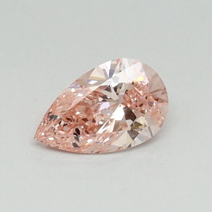 0.34 Ct. Fancy Intense Pink Pear Lab Grown Diamond