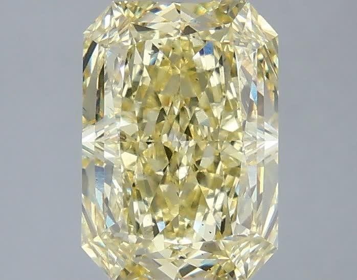 2.55 Ct. Fancy Yellow Radiant Lab Grown Diamond