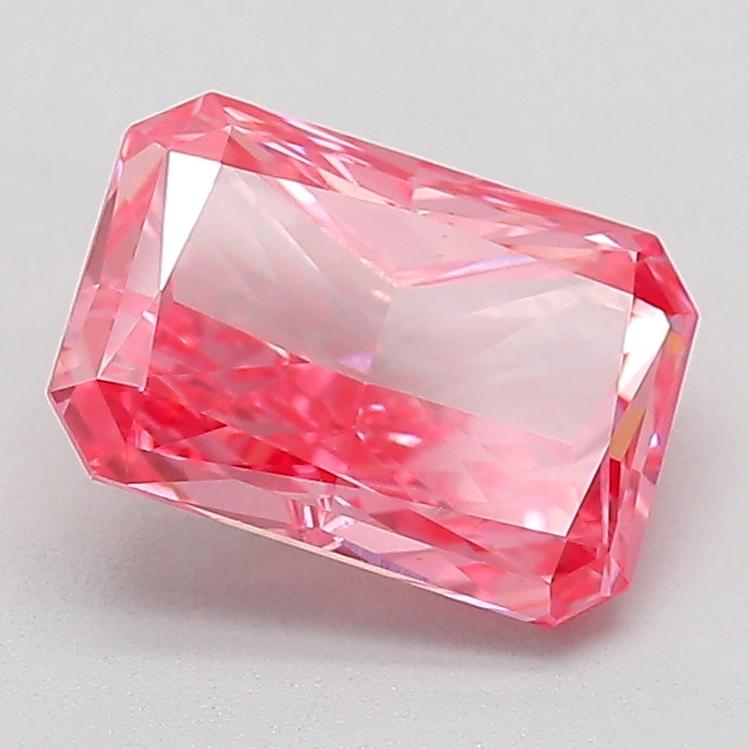 1.34 Ct. Fancy Pink Radiant Lab Grown Diamond