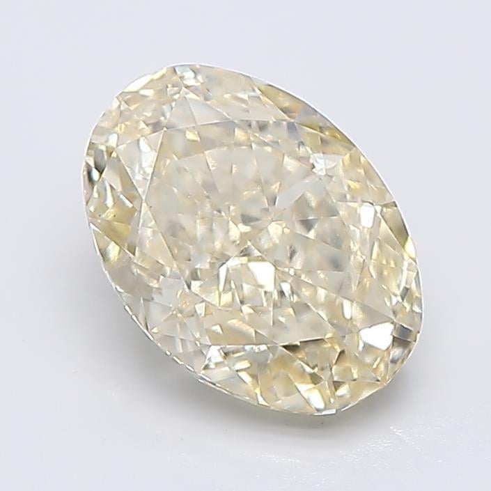 1.58 Ct. Fancy Yellow Oval Lab Grown Diamond