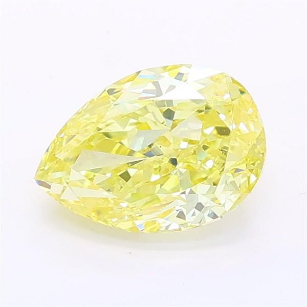 1.03 Ct. Fancy Intense Yellow Pear Lab Grown Diamond