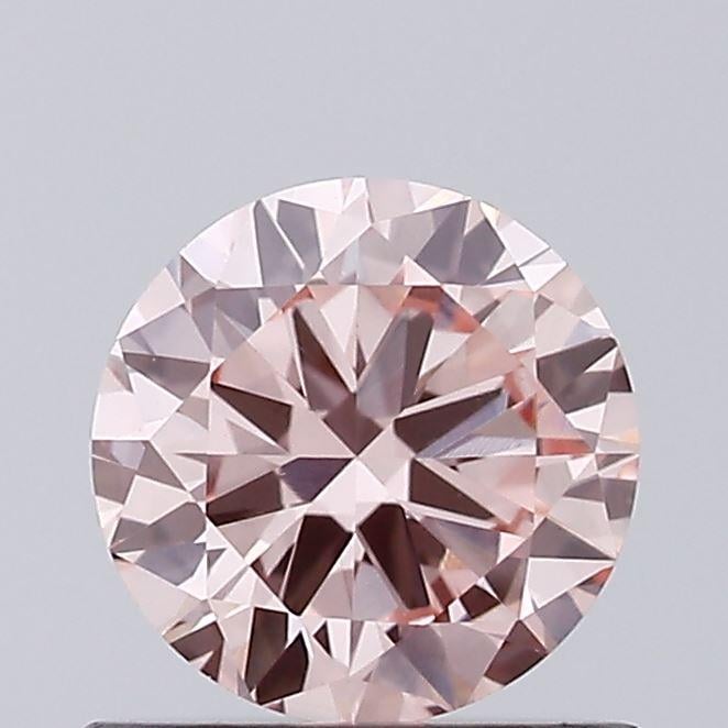 0.60 Ct. Fancy Intense Pink Round Lab Grown Diamond