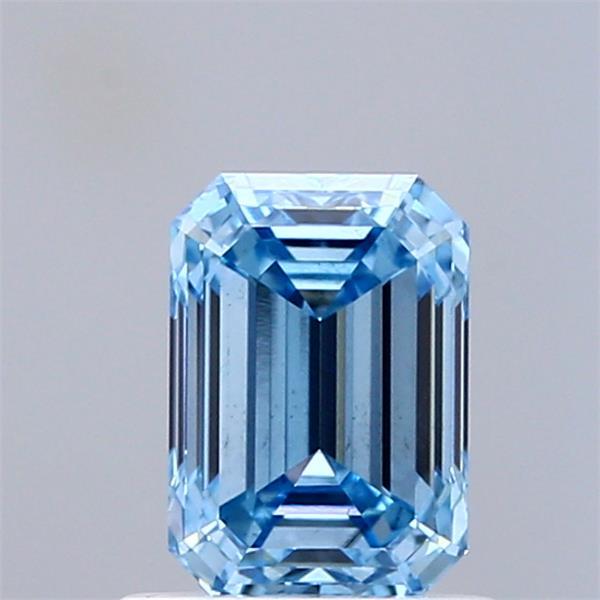 1.00 Ct. Fancy Vivid Blue Emerald Lab Grown Diamond
