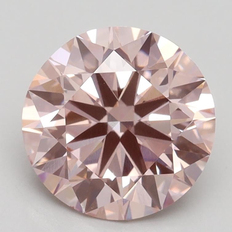 2.22 Ct. Fancy Intense Pink Round Lab Grown Diamond