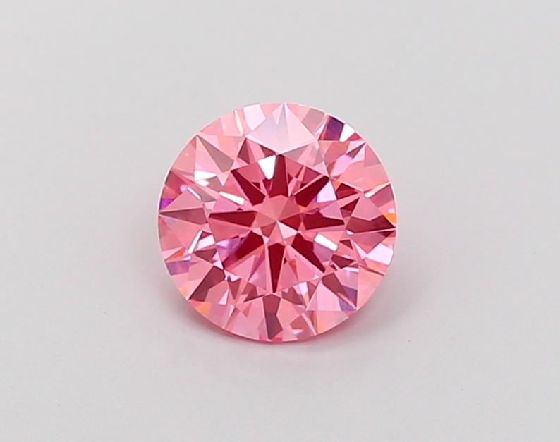 1.03 Ct. Fancy Vivid Pink Round Lab Grown Diamond