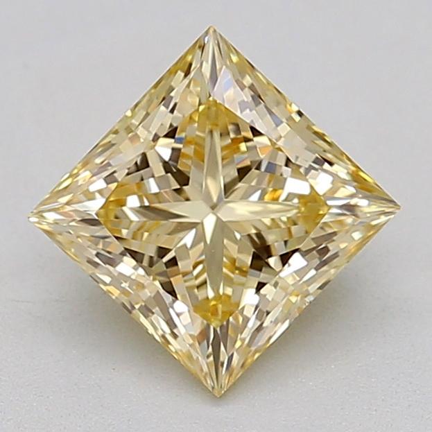 1.03 Ct. Fancy Light  Yellow Princess Lab Grown Diamond