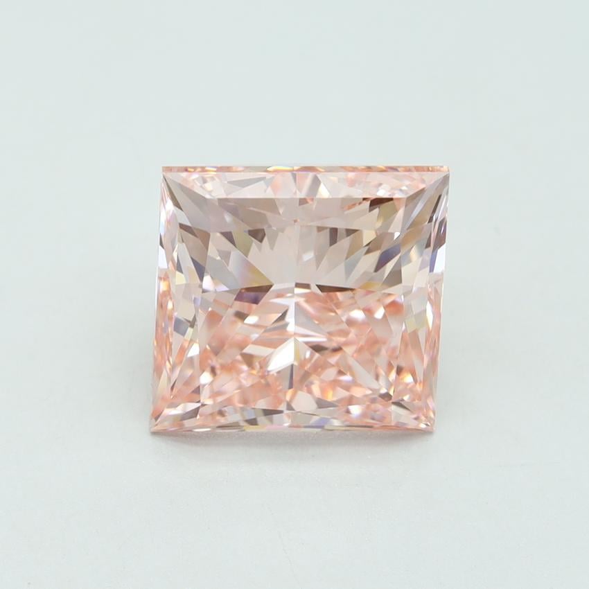 5.11 Ct. Fancy Intense Pink Princess Lab Grown Diamond