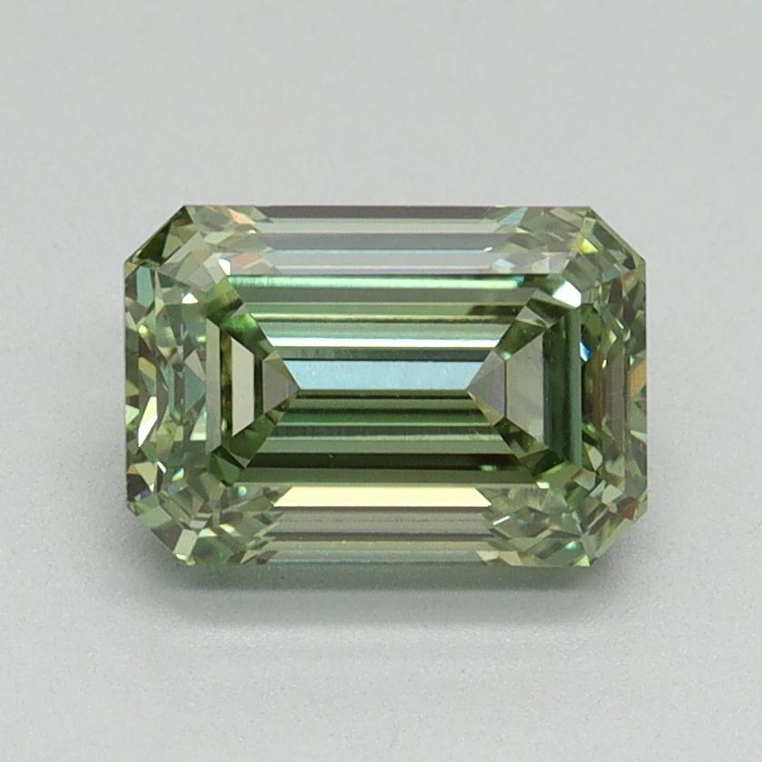 1.55 Ct. Fancy Intense Green Emerald Lab Grown Diamond