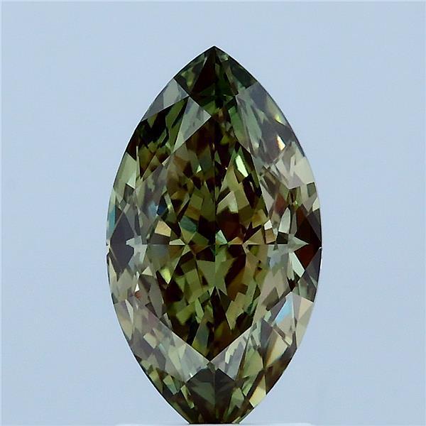2.12 Ct. Fancy Vivid Green Marquise Lab Grown Diamond