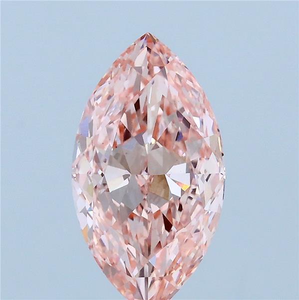 2.02 Ct. Fancy Vivid Pink Marquise Lab Grown Diamond