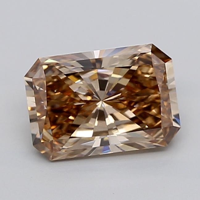 1.97 Ct. Light  Brown Radiant Lab Grown Diamond