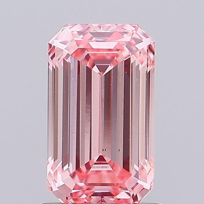 1.05 Ct. Fancy Intense Pink Emerald Lab Grown Diamond